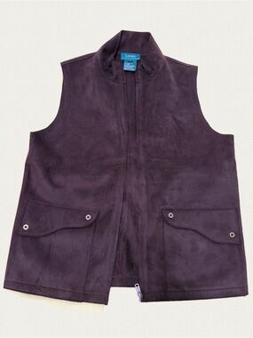 Lauren Ralph Lauren Suede Vest - Dark Brown